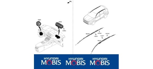 AIRBAG MODULE PASSENGER HYUNDAI SANTA FE TM 2018-23 